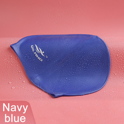 1 DB szilikon úszó női férfi vízálló rugalmas gél, fül hosszú haj védő medence kalaphuzat felnőtt gyermekek számára