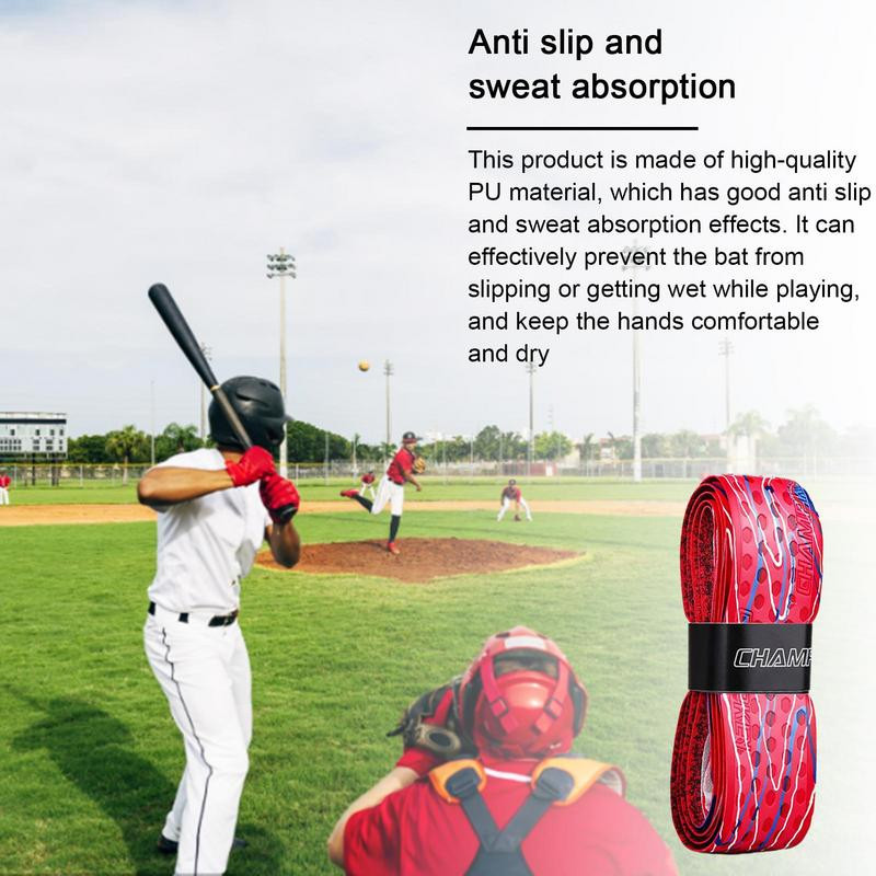 Ταινία λαβής νυχτερίδας για μπέιζμπολ 1 m απορροφά ιδρώτα Λαβή ρακέτας τένις Λαβή λαβής αντιολισθητική ταινία ιδρώτα για αλτήρες ψάρεμα