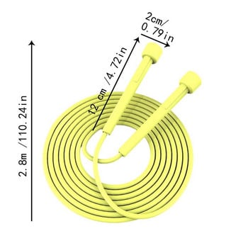 Регулируемо въже за скачане Упражнение Въже за скачане Регулируемо за фитнес Въжета за скачане без оплитане Фитнес аксесоар за скачане в боксова зала
