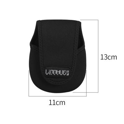 LINNHUE Φορητό τσαντάκι ψαρέματος Τσάντα θήκης Αδιάβροχο προστατευτικό κάλυμμα θήκης για τσάντα αποθήκευσης τυμπάνου με κύλινδρο Baitcasting