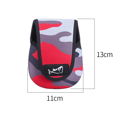 LINNHUE Φορητό τσαντάκι ψαρέματος Τσάντα θήκης Αδιάβροχο προστατευτικό κάλυμμα θήκης για τσάντα αποθήκευσης τυμπάνου με κύλινδρο Baitcasting