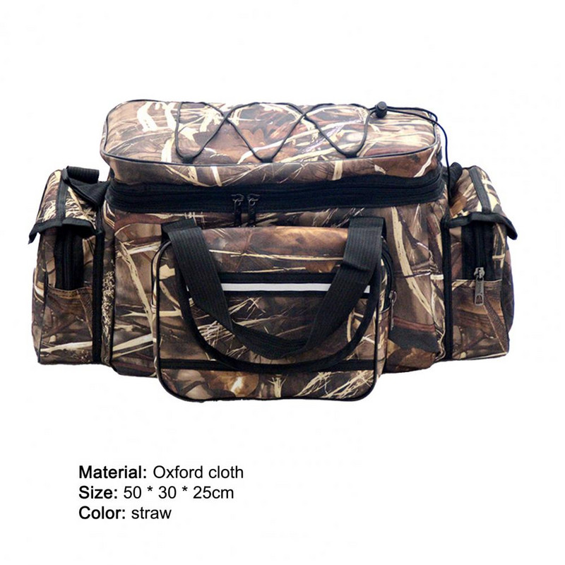 Multifunktsionaalne kalastuskott kriimustusvastane kalapüügi seljakott, reguleeritav õlg, rist kehaga vöökoht kalapeibutuskott õues kasutamiseks