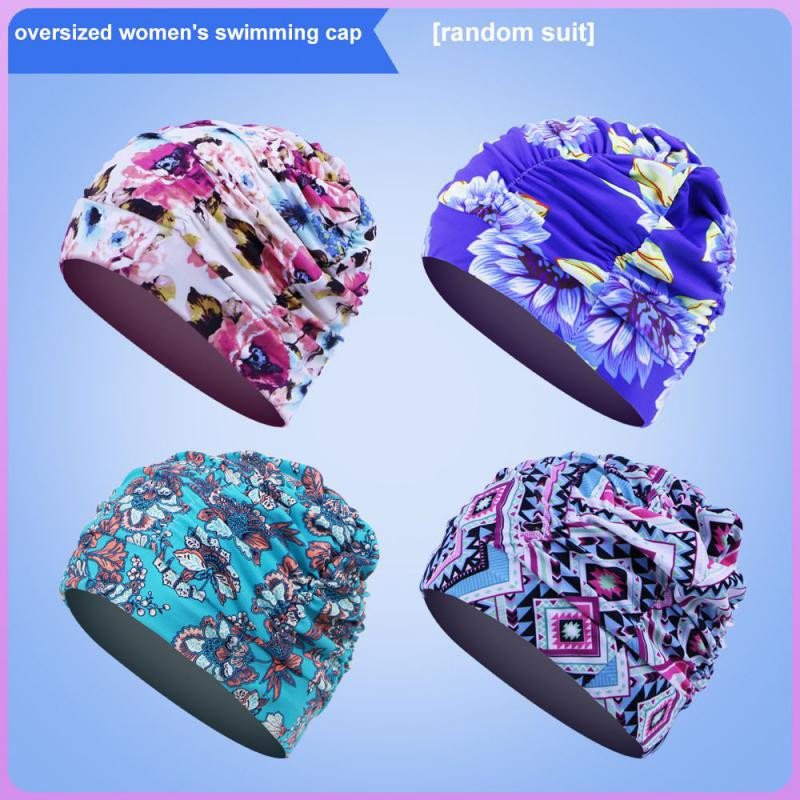 Șapcă de înot pentru adulți, comodă, din material textil, protecție pentru urechi, pălărie de înot, șapcă colorată, cu uscare rapidă, pentru sport acvatic.