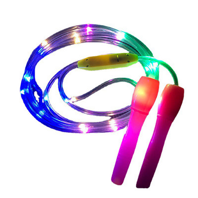 Svjetleća užad za fitness LED osvjetljenje Djeca koja preskaču Svjetleća užad za tjelesnu tjelovježbu za djecu u školi, nasumična boja