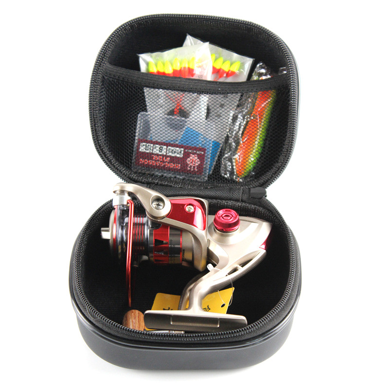 Geanta de pescuit in aer liber Husa pentru mulinete de filare Geanta pentru mulinete de pescuit, rezistenta la socuri, rezistenta la apa, pentru depozitarea obiectelor de pescuit