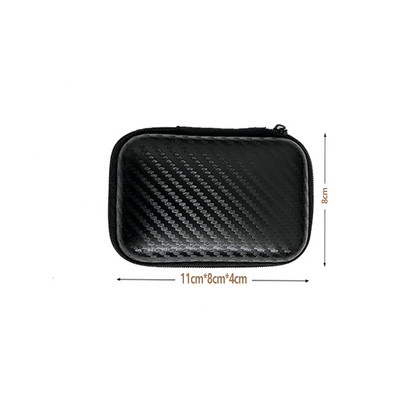 Auto terminali eemaldamine kõva ümbris kaasaskantav hoiukott Auto remonditööriistade komplekt hoiustamise süsinikkiust muster koos tõmbluku kotiga