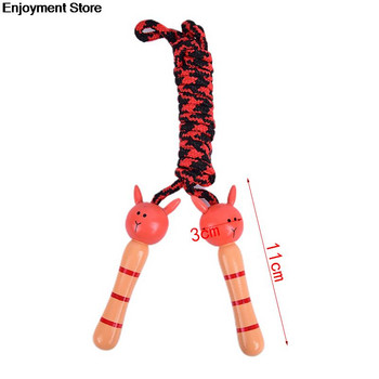 JULYHOT Kids Jump Ropes Wood Handle Sport Bodybuilding Fitness Lovely Cartoon Skipping Ropes Ξύλινη λαβή