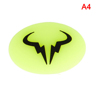 Rachetă de tenis de desene animate Amortizor de șocuri Amortizoare de vibrații Accesorii de tenis durabile din silicon