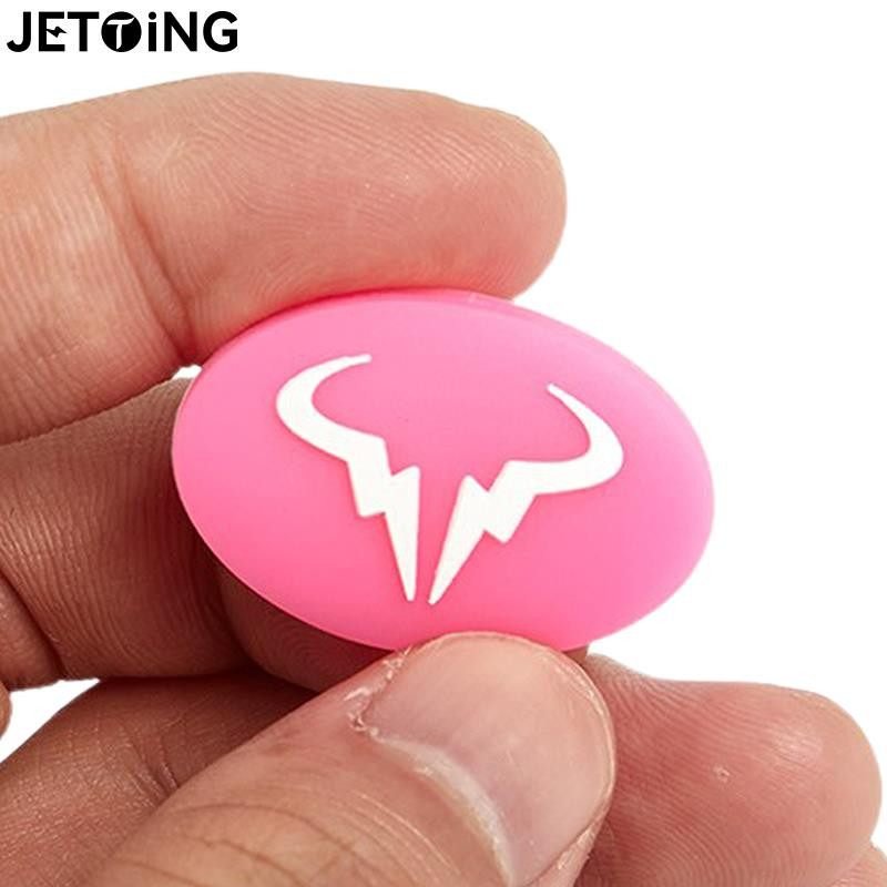 Rachetă de tenis de desene animate Amortizor de șocuri Amortizoare de vibrații Accesorii de tenis durabile din silicon