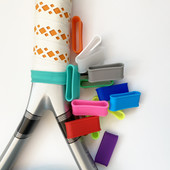 15 bucăți rachetă de tenis din silicon Pickleball palete supragrip inel, mâner rachetă de etanșare cauciuc protector elastic supragrip