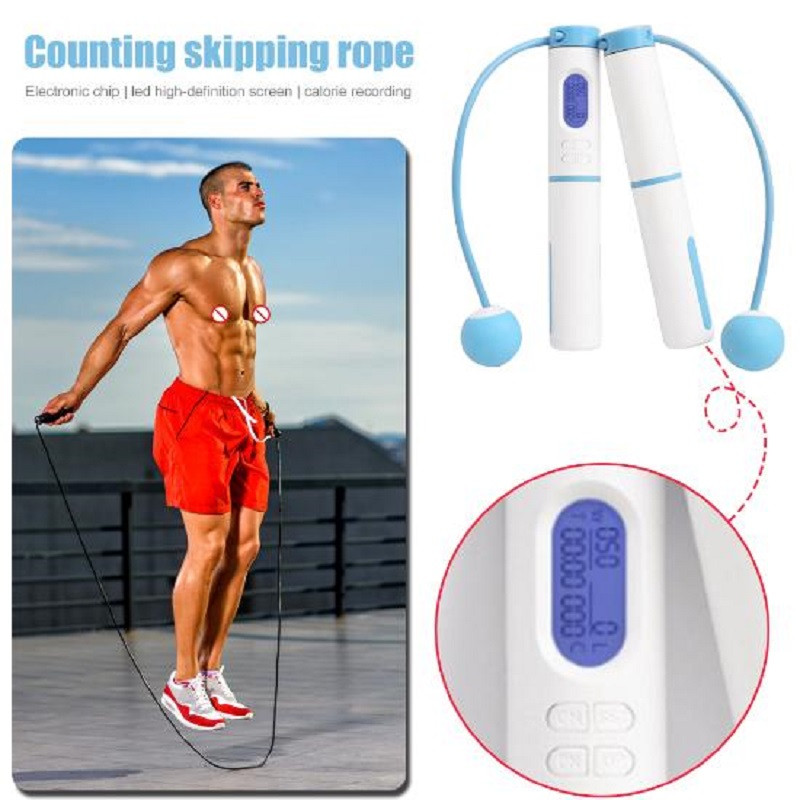 Nutikas hüppenöör digitaalse kaloriloenduriga kaalulaagriga, hüppenöörid, juhtmeta hüppenöörid fitnessi treenimiseks