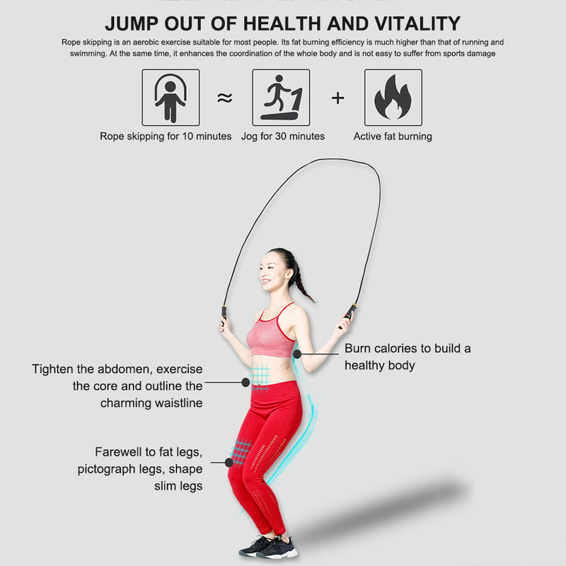 Nutikas hüppenöör digitaalse kaloriloenduriga kaalulaagriga, hüppenöörid, juhtmeta hüppenöörid fitnessi treenimiseks