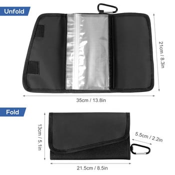 Fishing Lure Storage Wallet Αδιάβροχη τσάντα δολώματος Τσάντα για είδη ψαρέματος με μαλακή θήκη για δόλωμα Carabiner