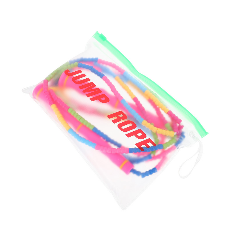 Ρυθμιζόμενο σχοινάκι με χάντρες: Σχοινάκι χωρίς σχοινί για προπόνηση γυμναστικής για απώλεια βάρους Άσκηση αντοχής