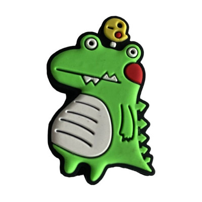 Amortizor antișoc de tenis de desene animate Rachetă de tenis din silicon cu dinozaur Amortizor de vibrații Absorbție de șoc personalitate