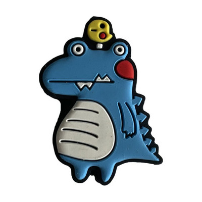 Amortizor antișoc de tenis de desene animate Rachetă de tenis din silicon cu dinozaur Amortizor de vibrații Absorbție de șoc personalitate