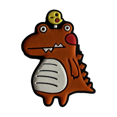 Amortizor antișoc de tenis de desene animate Rachetă de tenis din silicon cu dinozaur Amortizor de vibrații Absorbție de șoc personalitate