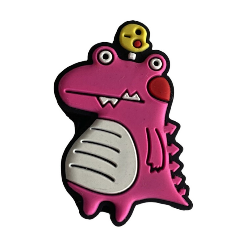 Amortizor antișoc de tenis de desene animate Rachetă de tenis din silicon cu dinozaur Amortizor de vibrații Absorbție de șoc personalitate