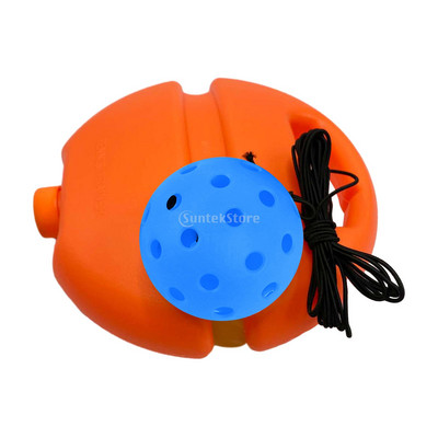 Pickleballi treener 40 auguga Pickleball Ball Pickleballi tarvikud Pickleballi treeningabi üksikmängijatele täiskasvanutele