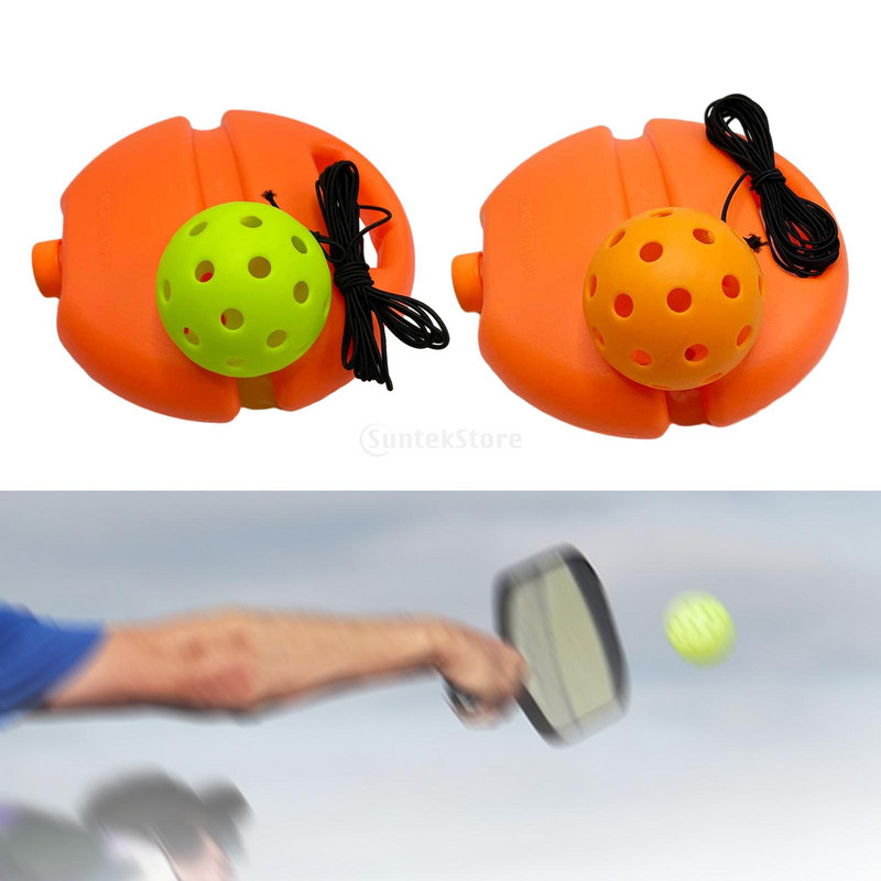 Pickleballi treener 40 auguga Pickleball Ball Pickleballi tarvikud Pickleballi treeningabi üksikmängijatele täiskasvanutele