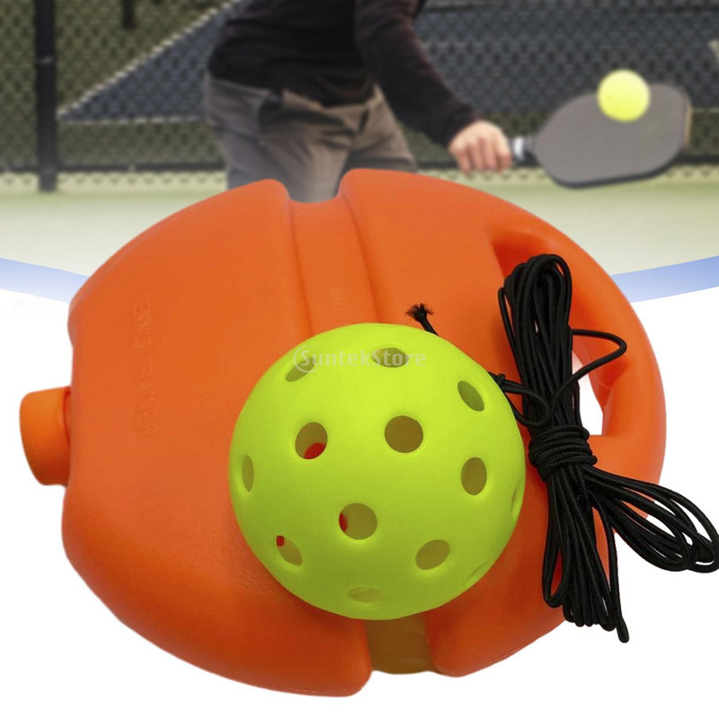 Pickleballi treener 40 auguga Pickleball Ball Pickleballi tarvikud Pickleballi treeningabi üksikmängijatele täiskasvanutele