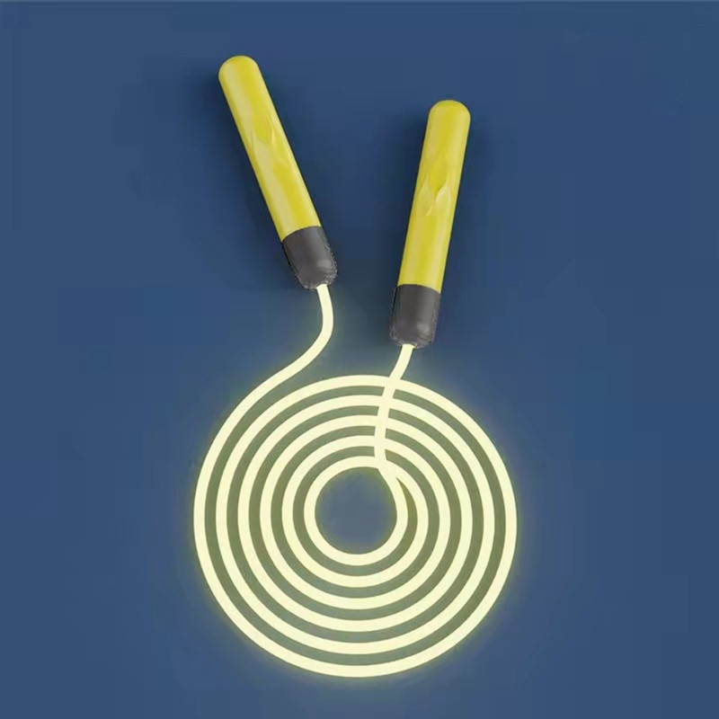Hõõguvad hüppenöörid, laste hüppenöör, mehed, naised, sporditreeningud siseruumides, õues LED-valgusnöör, reguleeritav hüppenöör