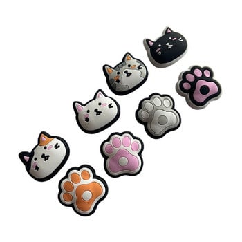 4Pcs Карикатура НОВ Силиконов амортисьор за тенис амортисьор Cat and Claw за намаляване на вибрациите на тенис ракетата