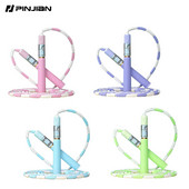PINJIAN 2,8M Skill Jumping Bamboo Jump Rope PVC για αρχάριους Ενήλικες Παιδιά Μαλακές χάντρες χωρίς μπερδέματα Σχοινάκι άλματος γυμναστικής