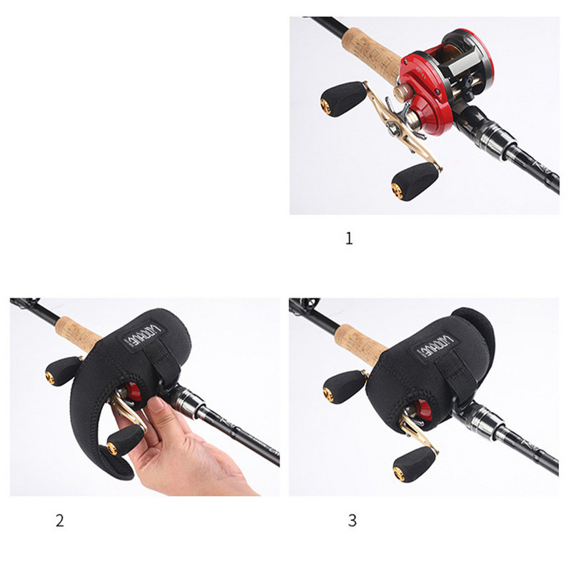 1 bucă geantă de depozitare pentru mulinetă de pescuit husă husă Baitcasting trolling roată de pescuit husă pentru instrumente accesorii pentru pește