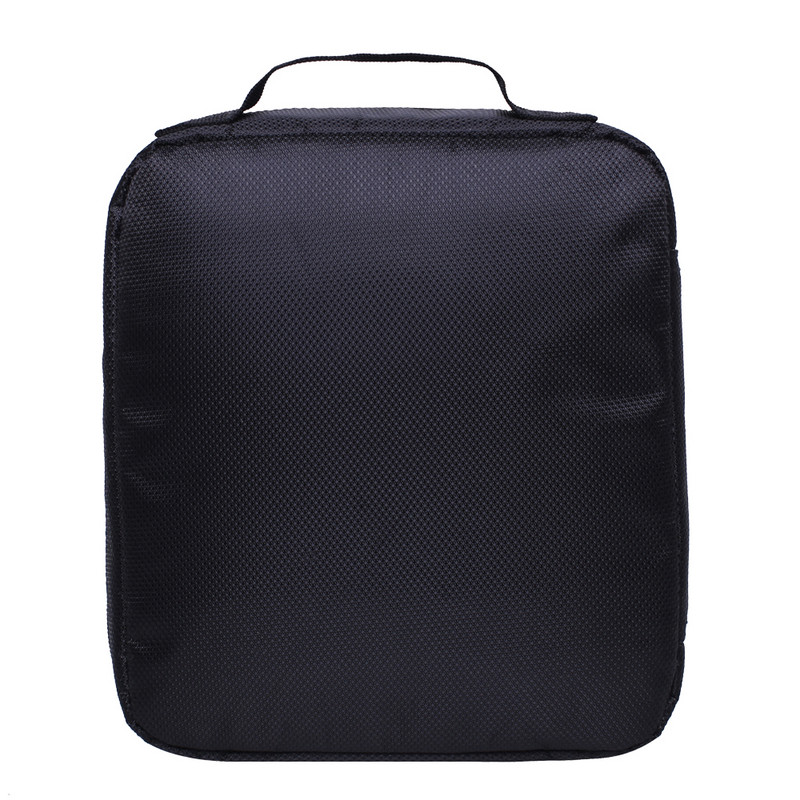 10” x 8,5” x 2” Negru Momeli Momeli Liant Pungă Pescuit Naluci Depozitare Portofel Cutie pentru Viermi și Jig-uri din plastic moale