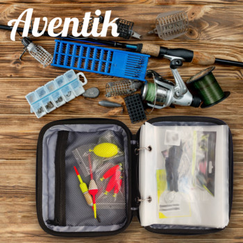 Fishing Tackle Binder Soft Bait Binder Bag Organized Storage Ανθεκτικό στο αλμυρό νερό Τσάντα αποθήκευσης για εργαλεία ψαρέματος 8,5x8,5x1,1 ίντσες