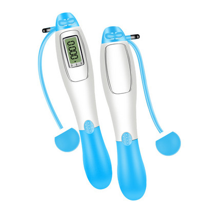 Coarda de sarit electronica, Coarda de sarit pentru fitness, Coarda de sarit cu contor de calorii, Coarda de sarit fara fir cu lungime reglabila 