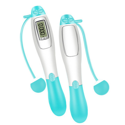 Coarda de sarit electronica, Coarda de sarit pentru fitness, Coarda de sarit cu contor de calorii, Coarda de sarit fara fir cu lungime reglabila 