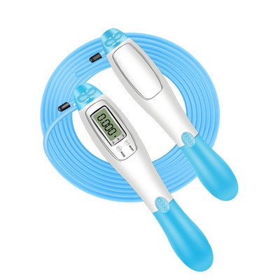 Coarda de sarit electronica, Coarda de sarit pentru fitness, Coarda de sarit cu contor de calorii, Coarda de sarit fara fir cu lungime reglabila 