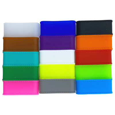 15 tk tennisereketi käepide, silikoonrõngas, mitmevärviline fikseeritud tennise käepide, kummirõngas