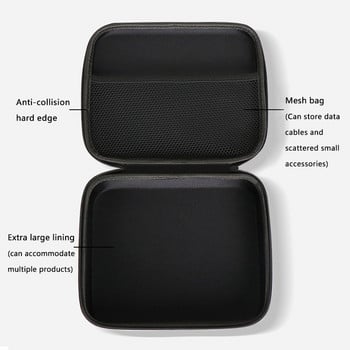 Многоразмерна EVA твърда кутия за съхранение Пътна чанта с цип Удароустойчива чанта за инструменти на открито за калъф за съхранение на слушалки Аксесоари Чанти за грим