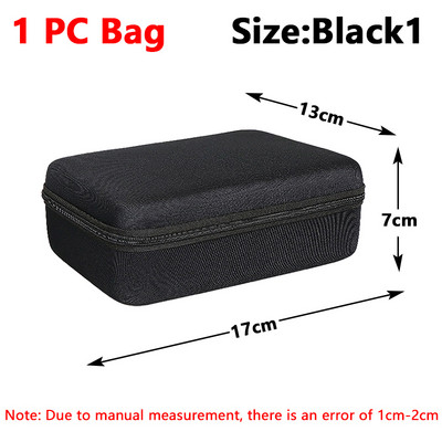 Mitmes suuruses EVA kõva hoiukarp Reisi lukuga kott Põrutuskindel välistingimustes kasutatavate tööriistade kott kõrvaklappide hoidmiseks tarvikud meigikotid