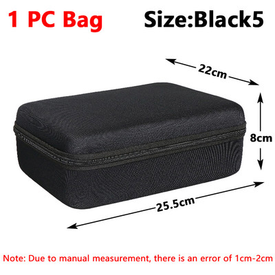 Mitmes suuruses EVA kõva hoiukarp Reisi lukuga kott Põrutuskindel välistingimustes kasutatavate tööriistade kott kõrvaklappide hoidmiseks tarvikud meigikotid