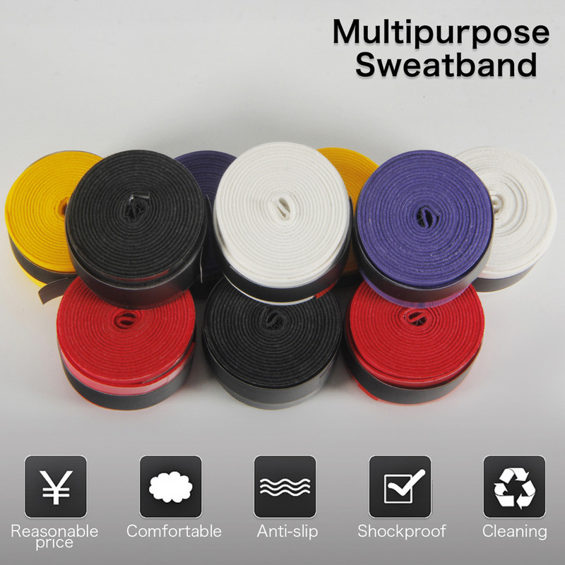 Queshark 10 tk Kaetud libisemisvastased tennisekatted sulgpalli käepidemed hingavad tennisereketi teibid Higipaelad Õngeritva mähised