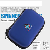 Püügipeibutis Spinner Litritega kott Kärbsed Pliipea Konksu Mähis Kaasaskantav Rahakoti ümbris EVA Liner 16 Sööta Püügisöötade Säilituskott