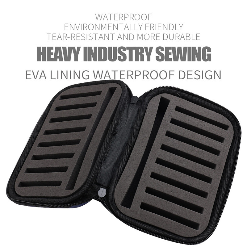 Püügipeibutis Spinner Litritega kott Kärbsed Pliipea Konksu Mähis Kaasaskantav Rahakoti ümbris EVA Liner 16 Sööta Püügisöötade Säilituskott