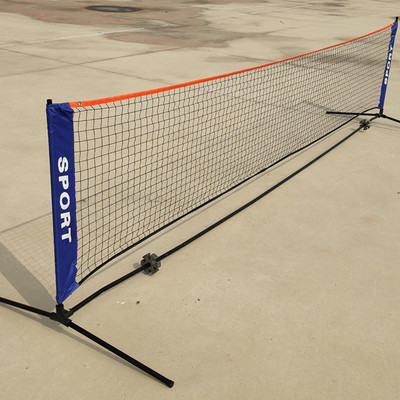 Szabványos professzionális tenisz edzőháló, hordozható tollaslabda kültéri teniszháló hálós röplabdasportokhoz, keret nélkül