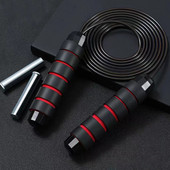 Felnőtt testépítő edzés Ugrálókötél huzal csapágy zsírcsökkentés Fitness állítható ugrókötél fogyás ugrókötél