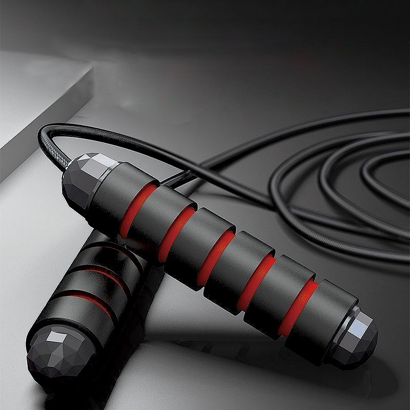 Felnőtt testépítő edzés Ugrálókötél huzal csapágy zsírcsökkentés Fitness állítható ugrókötél fogyás ugrókötél