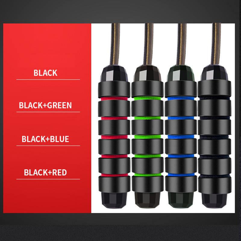 Felnőtt testépítő edzés Ugrálókötél huzal csapágy zsírcsökkentés Fitness állítható ugrókötél fogyás ugrókötél