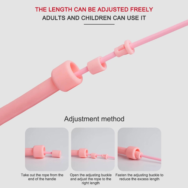 Kiirushüppe köis Professionaalsed mehed, naised Jõusaal PVC hüppenöör, reguleeritav fitness, lihaspoksi treening