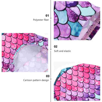 Χαριτωμένο κοριτσάκι Παιδικό καπέλο κολύμβησης για παιδιά αδιάβροχο ελαστικό καπέλο πισίνας Καπέλα κολύμβησης Gorro Natacion Καπέλο καταδύσεων για παιδιά