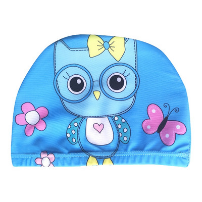 Djeca, slatka kapa za plivanje od elastične tkanine iz crtića, bazen, sportska zaštita za uši, šešir, šeširi za kupanje, kape za dječake i djevojčice