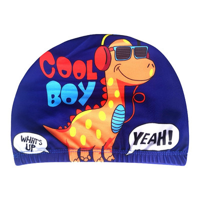 Djeca, slatka kapa za plivanje od elastične tkanine iz crtića, bazen, sportska zaštita za uši, šešir, šeširi za kupanje, kape za dječake i djevojčice