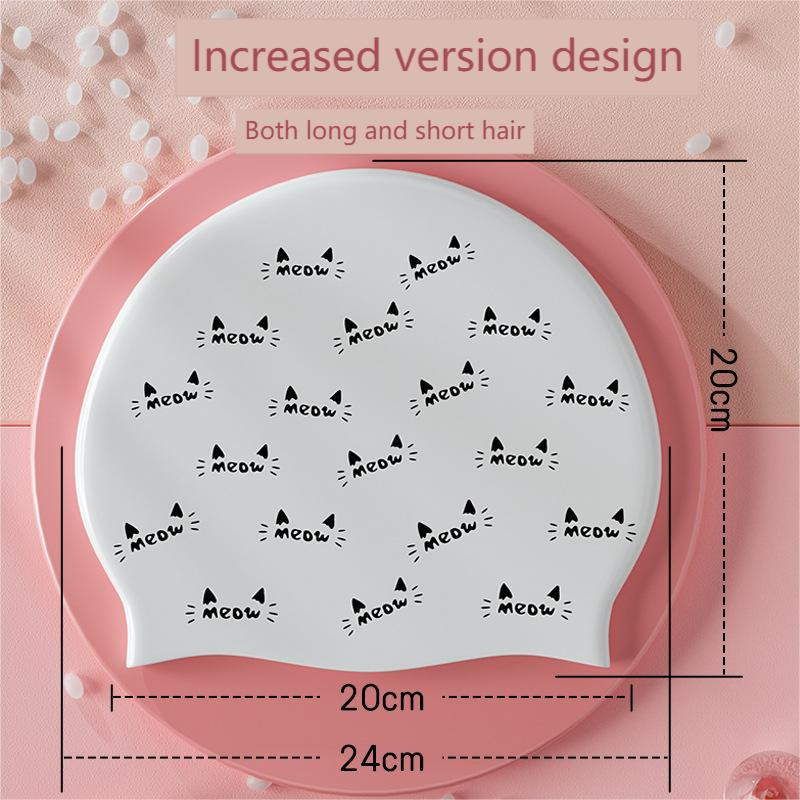 Nova kapa za plivanje 2023. Silikonska modna vodootporna plus profesionalna udobna kapa za plivanje s glavom batlera Oprema za plivanje Kapa